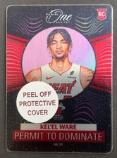 2024-25 Panini One And One Kel'el Ware #2 RC Permit to Dominate Case Hit SSP
