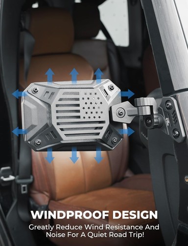 Wrangler Mirrors Doors Off Compatible with Wrangler TJ JK & Unlimited, Wrangler - Imagen 3 de 7