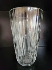 Mikasa Revel Ribbed Crystal Vase 
