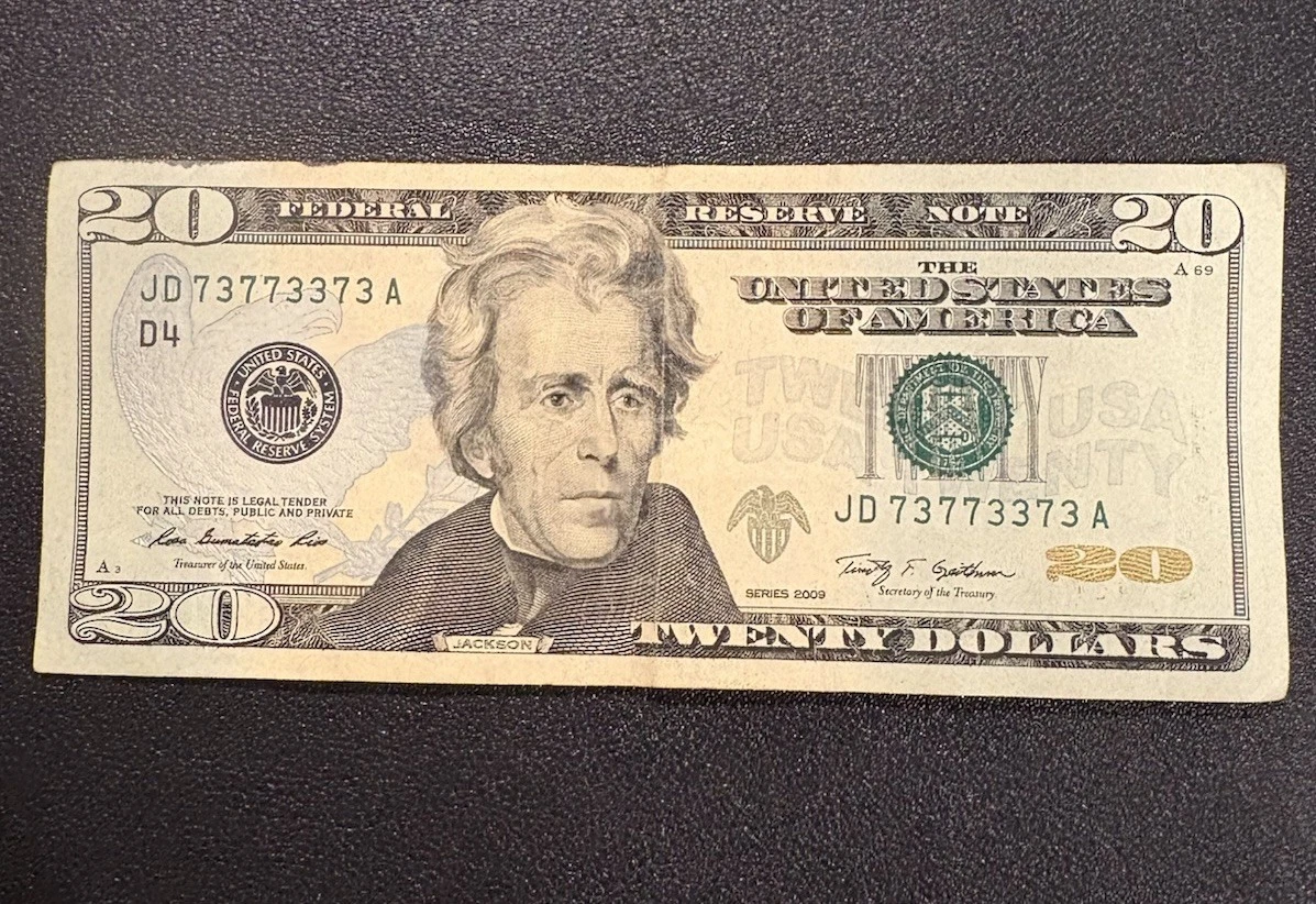 Circulated $20 2009 US Federal Reserve Small Notes Just Listed 2026