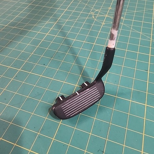Lynx Black Cat Chipper Chipping Iron Blade Steel Shaft RH 35" Golf Club Vintage - Picture 3 of 24