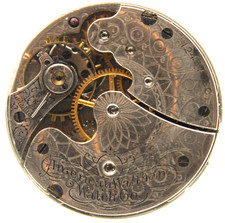 1903 WALTHAM POCKET WATCH MOVEMENT 12457560 GRADE: SEASIDE 0s 7j RA