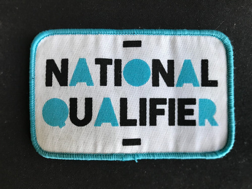 New Balance Nationals Backpack NATIONAL QUALIFIER Patch. YOUR BAG NEEDS A PATCH!