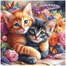 Diamond Art Painting Kits for Adults Cat, Diamond Art Kits for Beginners, 5D