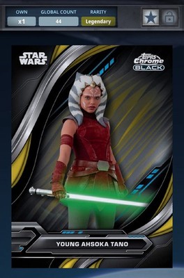 Topps Star Wars Card Trader 2025 Ahsoka Tano Chrome Gold Legendary 50cc DIGI