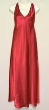 Vintage 90s Frederick  s of Hollywood Red Negligee Slip Dress Sz S Lingerie Y2K
