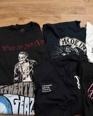 Lot of 5 New G Eazy When It's Dark Out T-Shirt Large Black  Rap Hip Hop