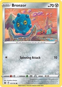 Bronzor 125/196 Lost Origin Common