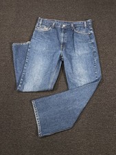 Vintage Levi s 517 Bootcut Jeans Men s 38x30 Fits 36x30 Blue Western 90s