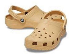 Crocs Unisex/ Men's/ Women's Classic Clogs Wheat/ Khaki/ Beige Size M11/W13