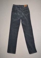 Vintage Lee Pants Mens 30x36 Navy Corduroy Western Straight Leg Made in USA