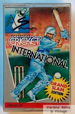 Cricket International (Commodore 64/128)   Cassette   Alternative Software