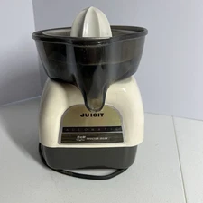 Proctor-Silex Juicit Automatic Juicer J101W Made In USA Tested Works VINTAGE