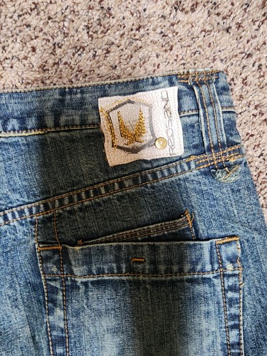 Men's Medium Blue Denim Jeans Size 34 X 33 Redsand Designer Pants - Picture 8 of 14