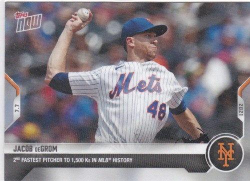 2021 Topps Now 472 Jacob deGrom