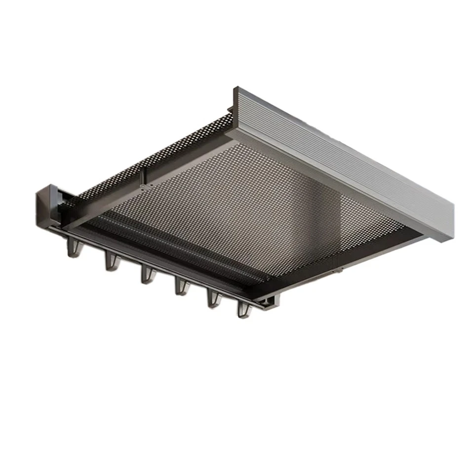 Wandmontiertes, Zusammenklappbares Lagerregal, Ausziehbarer Wäscheständer A9180