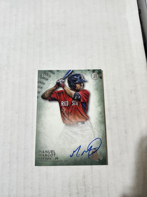 2015 Bowman Inception Green Manuel Margot Auto # MM #ed 23/99