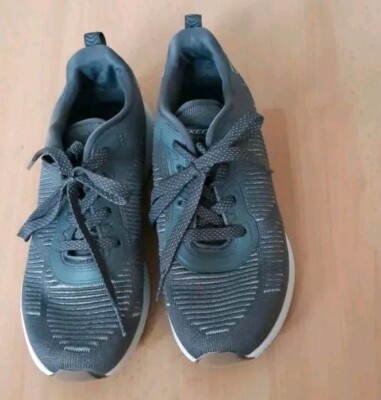 graue Sketchers Gr 37 mit Glitzer
