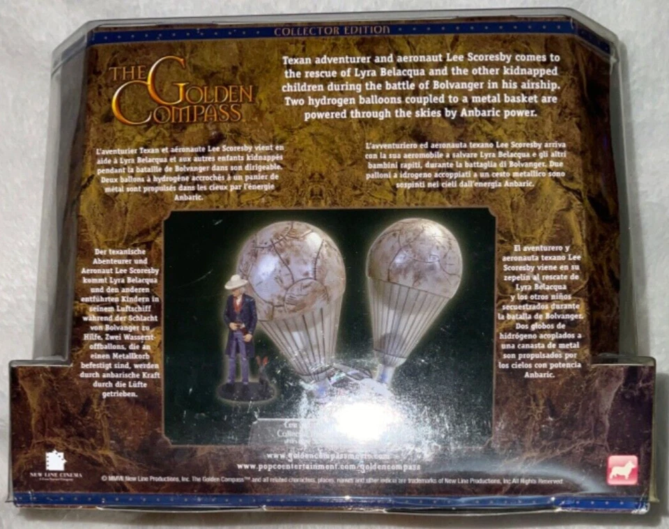 Corgi The Golden Compass Lee Scoresby's Airship Vehicle and Figure New G16 - Image 3 of 4