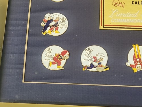 1988 Calgary Limited Edition 1/2000 Olympic Pin Set Hindy & Howdy Sport Series - Picture 8 of 12