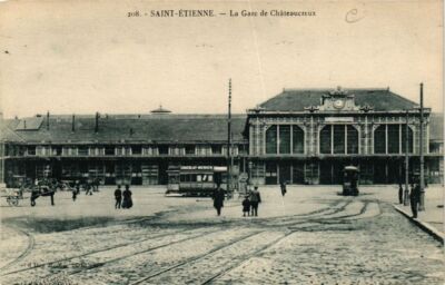 Saint Etienne - JM16.05 / CPA / FRANCE / SAINT-ETIENNE / LA GARE DE Chateaucreux Belle Animation 1776680566