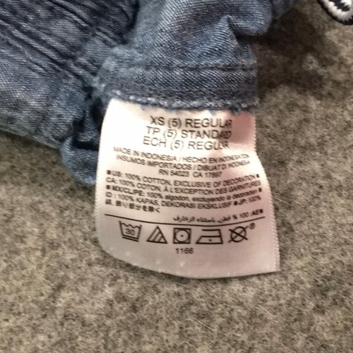 Old Navy Girls Sz XS 5 Chambray Pull On Shorts 100% Cotton - Picture 5 of 7