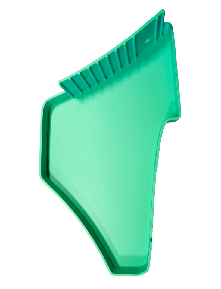 Hercules Prima GT/GX rechter Seitendeckel /-verkleidung grün - Bild 2 von 3