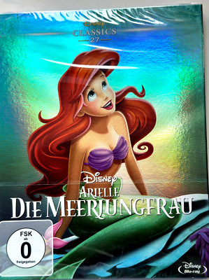 Ariel, The Little Mermaid - Disney - BluRay In The Slipcase New OVP D45