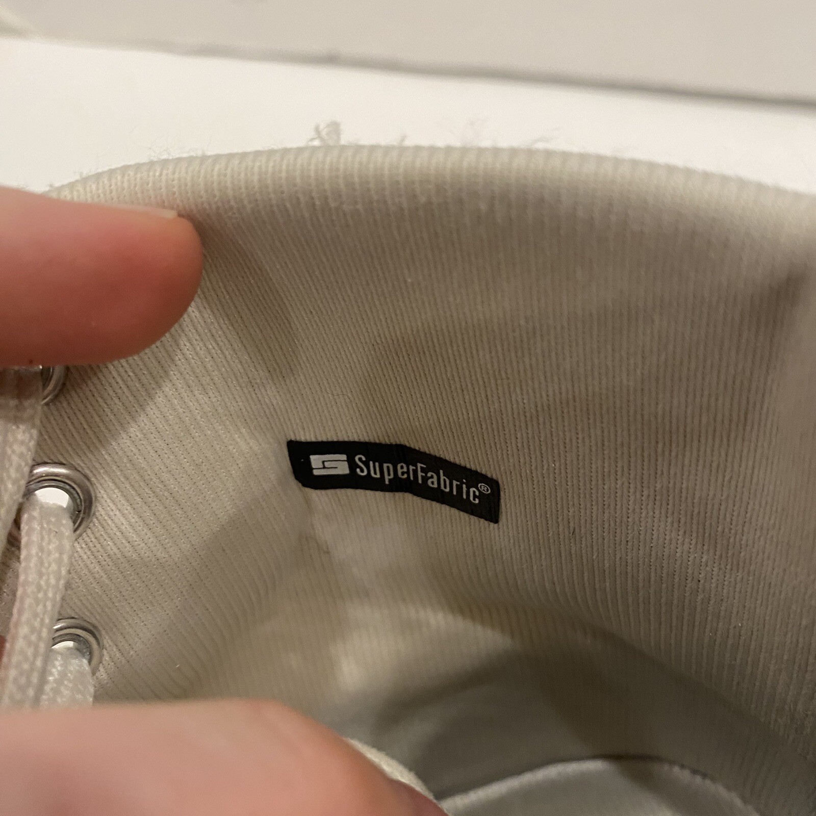 NoBull Shoes Mens 7 Womens 8.5 SuperFabric High Top White Trainers No