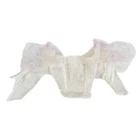 Vtg 1991 Dream Bride Barbie Corset Top Long Puffy Sleeve White Iridescent 1623