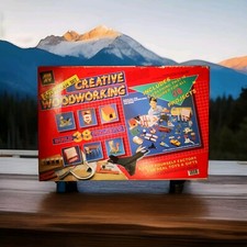 VINTAGE 1989 AM AV DE LUXE CRAFTSMEN SET CREATIVE WOODWORKING KIT SEALED NEW 