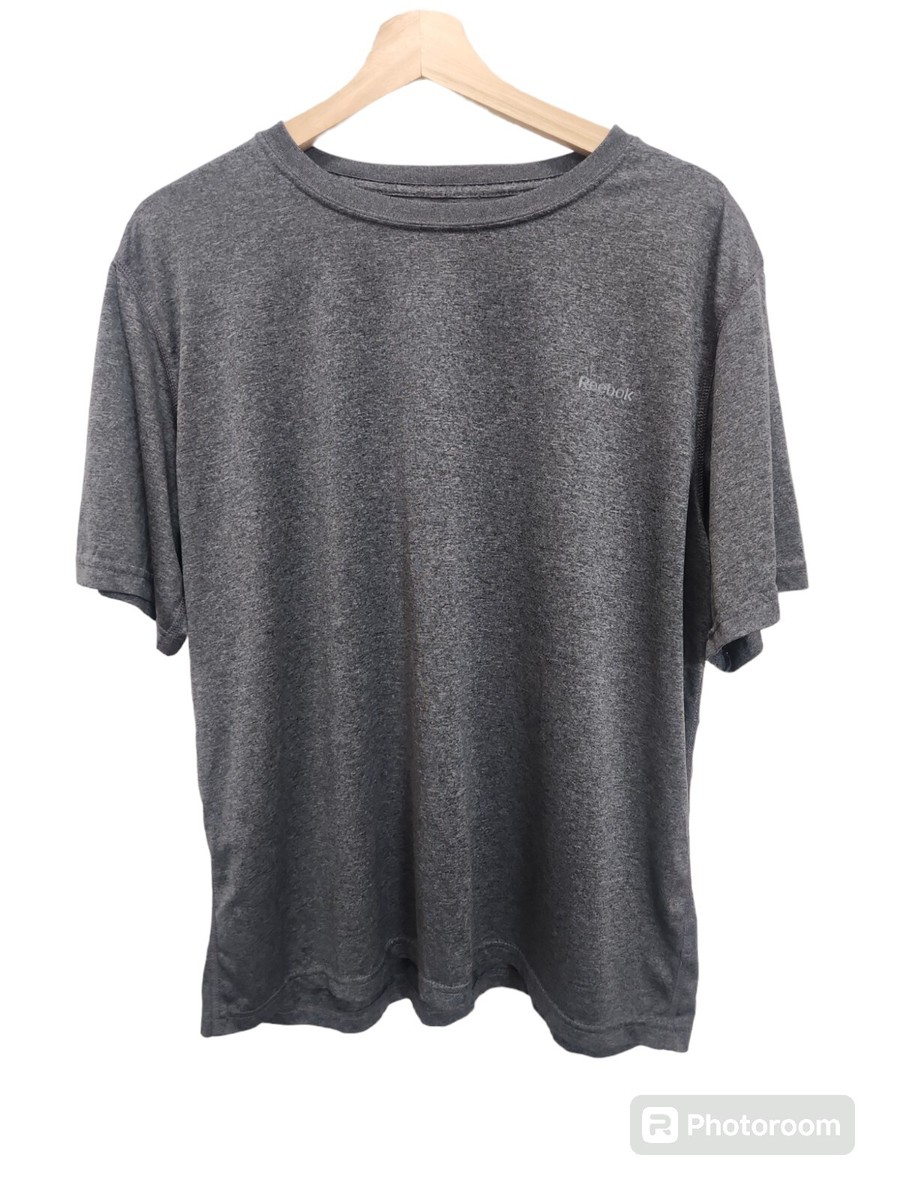 Reebok Mens Large 100% Polyester dri-fit T-shirt Work out Gym