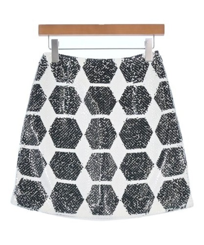 McQ Mini Skirts WhitexBlack(Patterned) 36(Approx. XS) 2200575528024