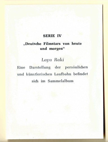 50er Jahre Colmorgen & Hoepner Deutsche Filmstars Sammler Album Karten, Sie wählen - Bild 191 von 207