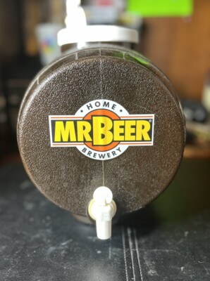 Mr Beer Home Brewing 2 Gallon Brown Plastic Keg Barrel