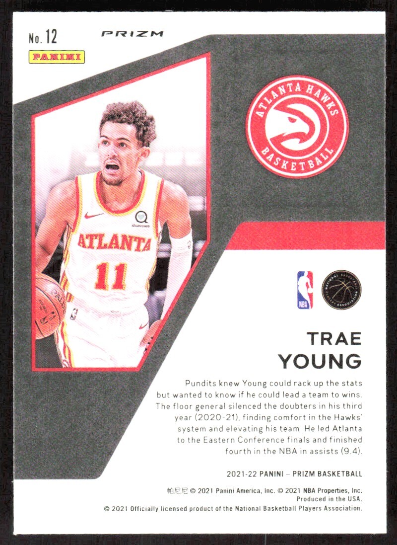 2021-22 3591E Panini Prizm Mindset HYPER PRIZM Trae Young Atlanta