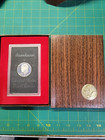 1972-S EISENHOWER PROOF SILVER DOLLAR WITH ORIGINAL BOX