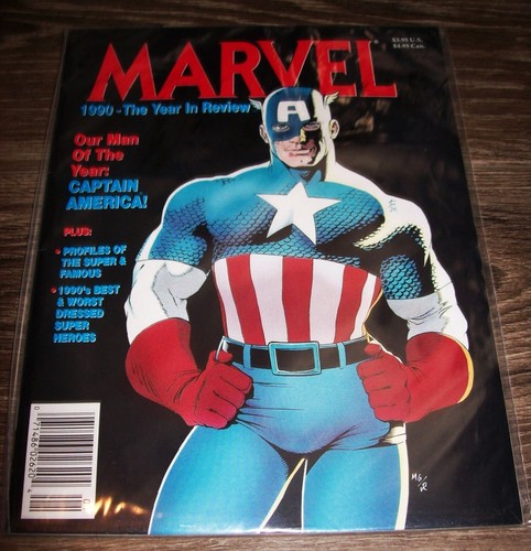 1991 Marvel Illustrated Swimsuit Issue & 1990 Marvel Year In Review VF/NM - Picture 8 of 8