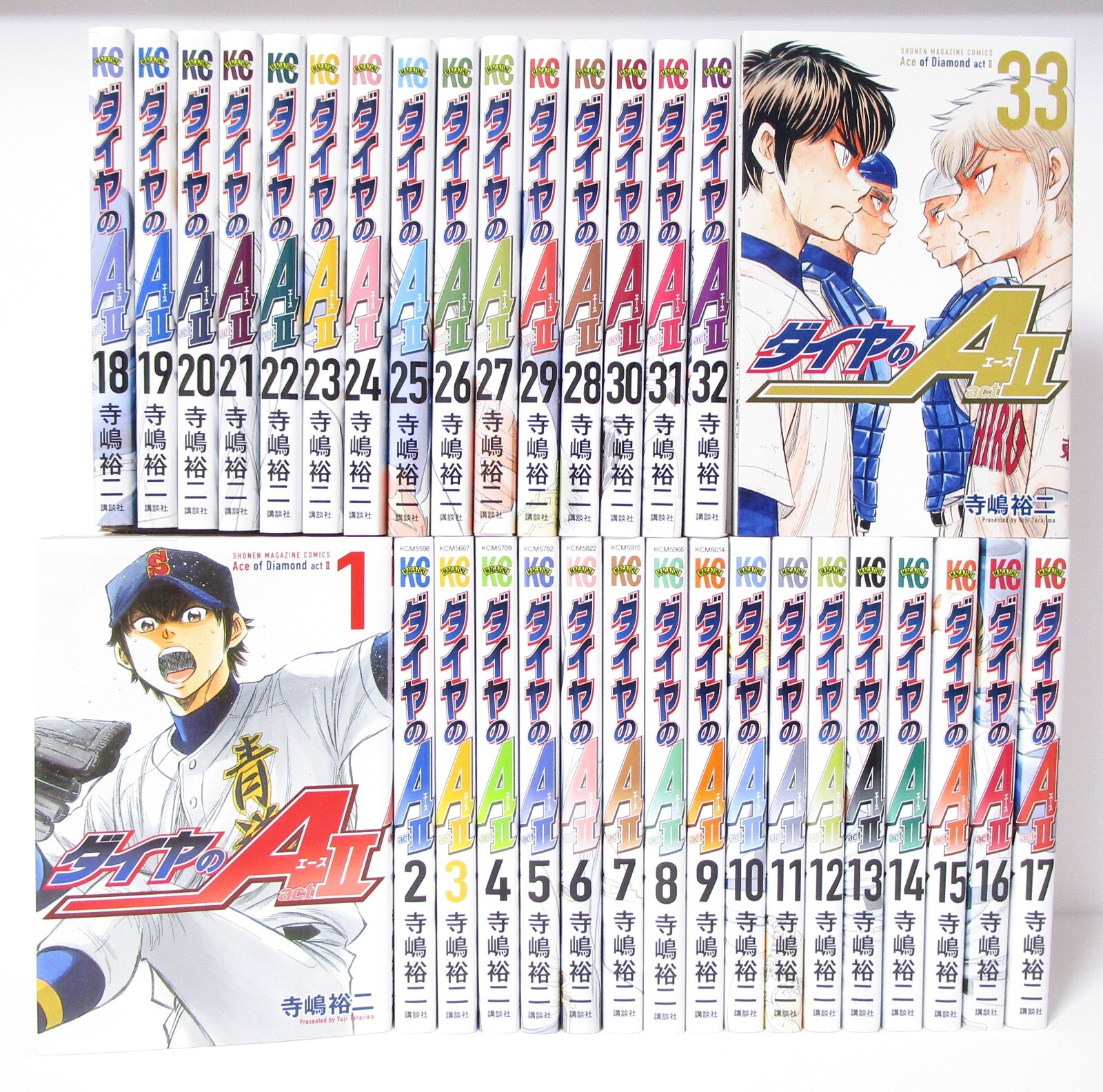 Juego Manga Completo Ace of Diamond act2 Vol.1-34 Edición Japonesa por Yuji Terajima
