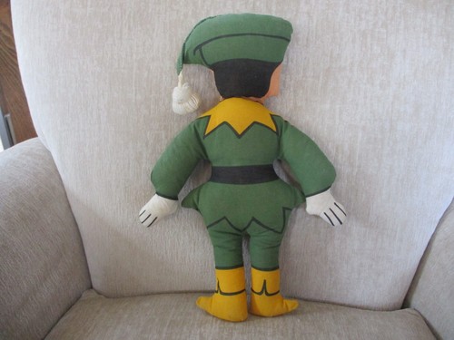 (2) VINTAGE ADVERTISING 14" PROMO FUNMAKER ELF PLUSH PILLOW DOLL 1960'S-70'S - Picture 14 of 21
