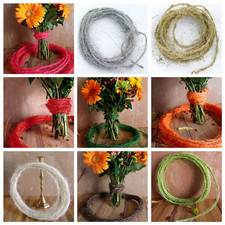 Sisal Wired Twine 10 Meters - Choose colors