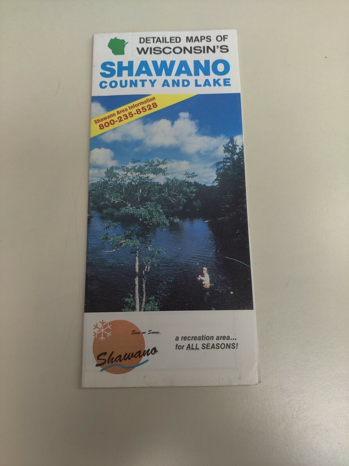 1991 Shawano County And Lake Wisconsin Map