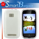 New WHITE Soft Gel TPU Cover Case For NOKIA Lumia 710 + Screen Protector