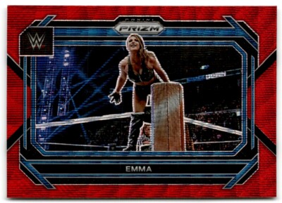 2023 Panini Prizm Red Wave Emma WWE #77