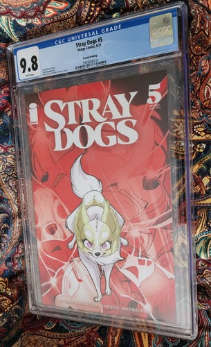 STRAY DOGS #5 CGC 9.8 2ND PRINT - GLASS MOVIE POSTER HOMAGE 