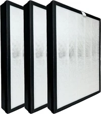 3-In-1 Nispira True HEPA Filter Replacement for Colzer BKJ-33 Air Purifier 3 Pk