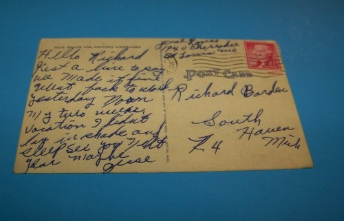 Comic / Humorous Vintage Postcard "What A Life" 50 Weeks Work & 2 Vacation - Picture 2 of 2