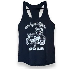 Betty Boo 2018 black tank top sleeveless graphic bikers against addiction