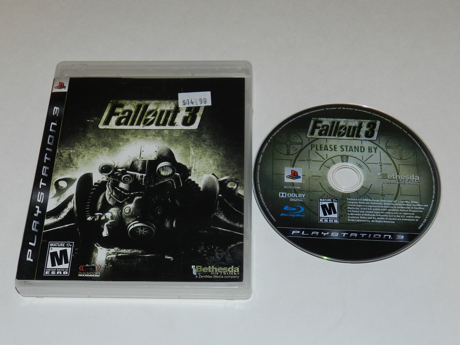 Fallout 3 Playstation 3 PS3 Game Disc w/ Case 93155126701 | eBay