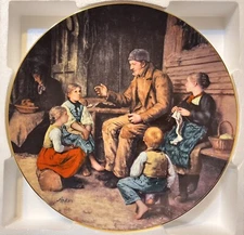 1986  Suisse Langenthal Bradex Grandfather Tells A Story. W/COA NIB FREE SHIP.